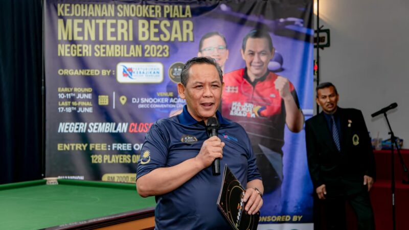 Kerajaan N.Sembilan suntik nafas baharu dalam sukan snuker