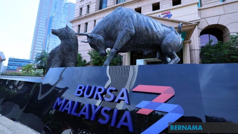 Dana asing terus mengalir masuk, cecah RM853.8 juta di Bursa Malaysia