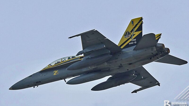 Dua juruterbang TUDM terlibat kemalangan pesawat F/A-18D Hornet selamat