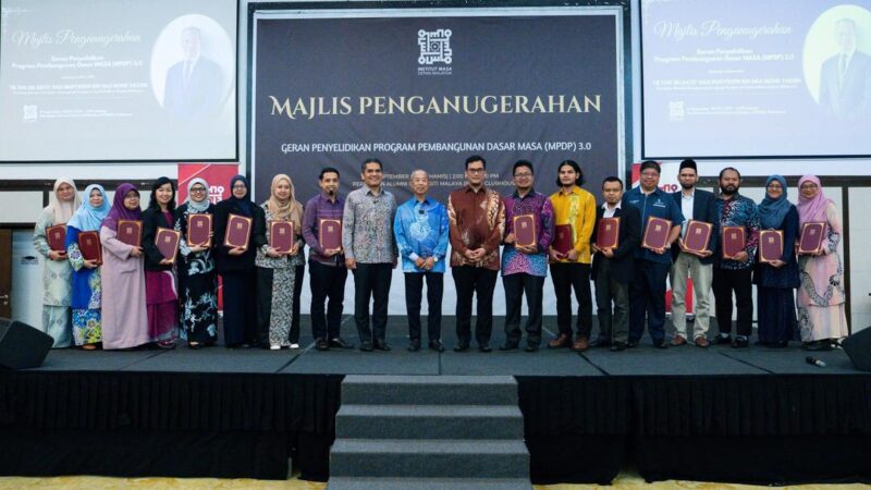MASA anjur majlis Penganugerahan Geran Penyelidikan MPDP 3.0