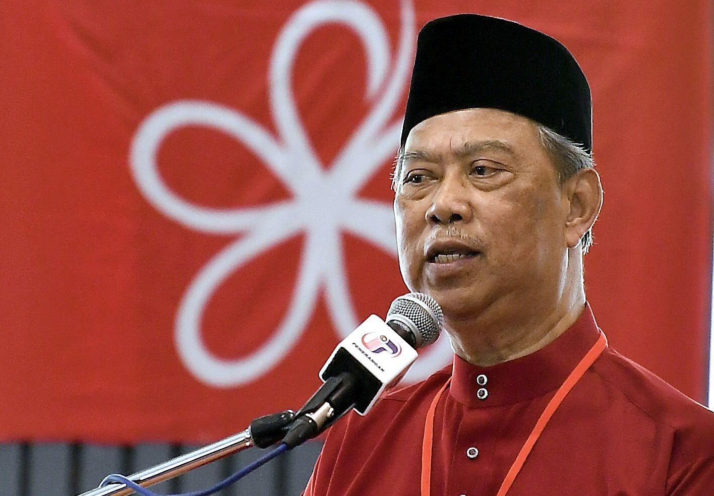 Perhimpunan Bersatu kecoh, perwakilan berbalas laungan ketika Muhyiddin sampaikan ucapan