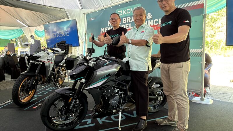 KOVE Moto gegar Malaysia! Dua model baharu 800X GT, 450R dilancar