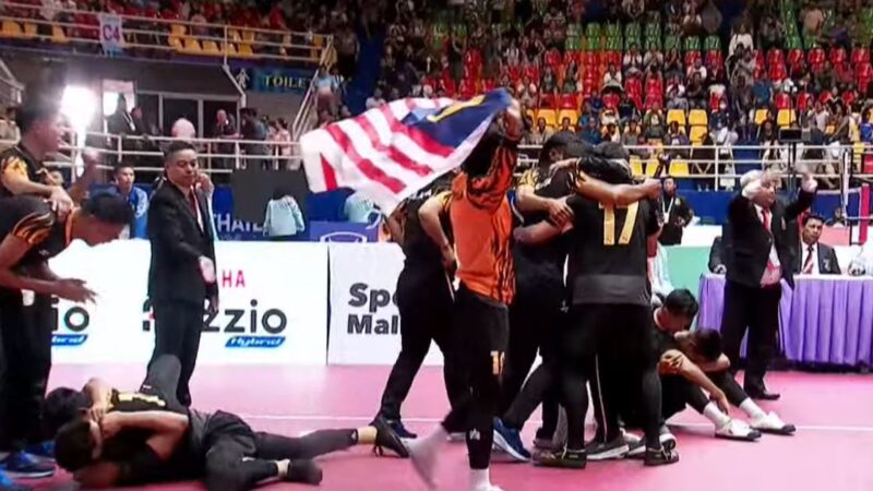 Bersejarah! Malaysia takluk Thailand selepas tunggu 34 tahun untuk emas regu sepak takraw di Sukan SEA