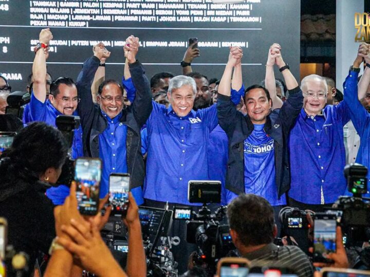 PRN Johor: BN rasmi menang 48 kerusi, PH 8 – parti lain tewas kerusi ditandingi