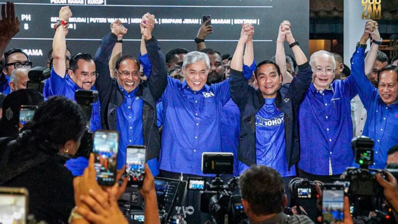 PRN Johor: BN rasmi menang 48 kerusi, PH 8 – parti lain tewas kerusi ditandingi