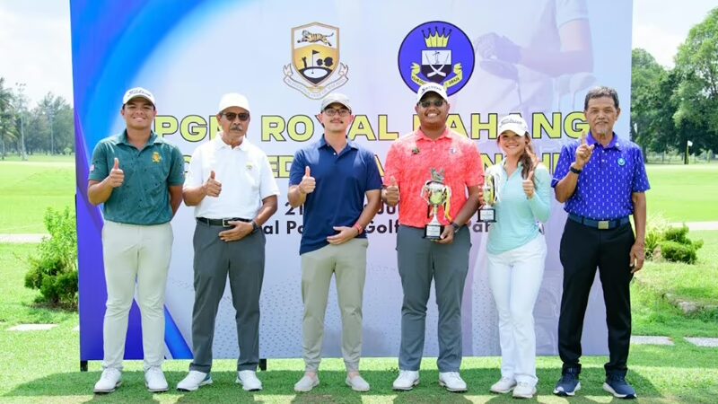 Amir Nazrin juara Kejohanan Golf Tertutup PGM Royal Pahang, catat 16 bawah par