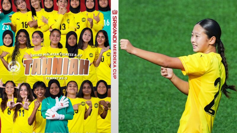 Malayan Tigress raih tempat ketiga, belasah Jordan 4-0