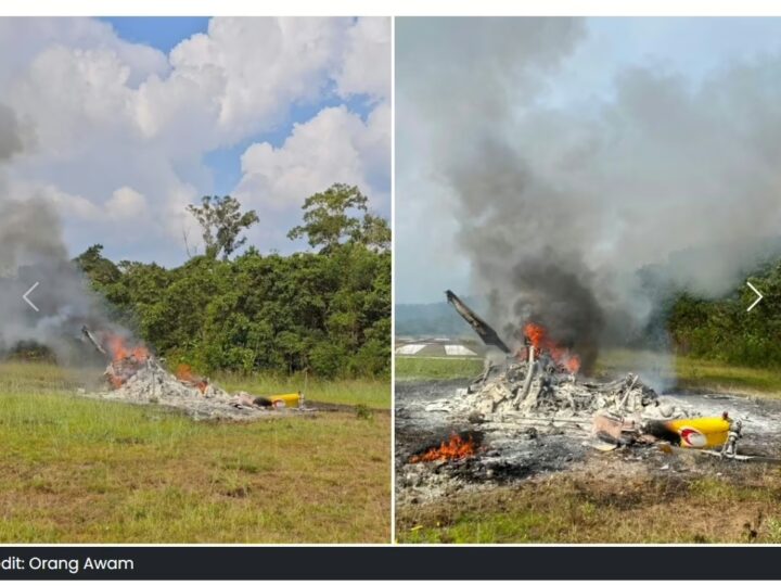 Helikopter ‘flying doctor’ terhempas berdekatan Long Lellang, Sarawak