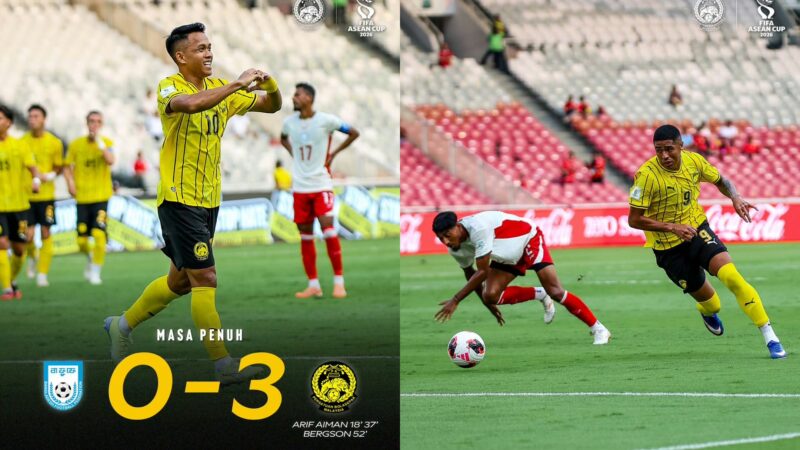 FIFA ASEAN Cup: Harimau Malaya bermula garang, baham Bangladesh 3-0