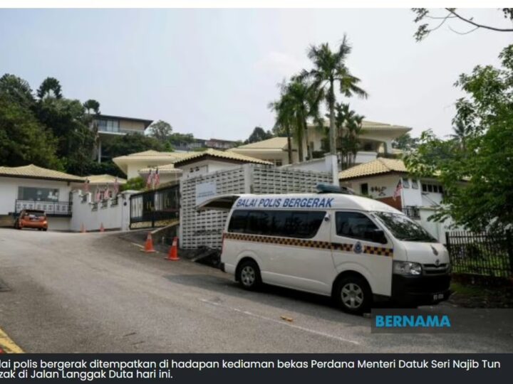 Tahanan rumah: Balai polis bergerak ditempatkan esok, bantu kawal proses kepulangan Najib