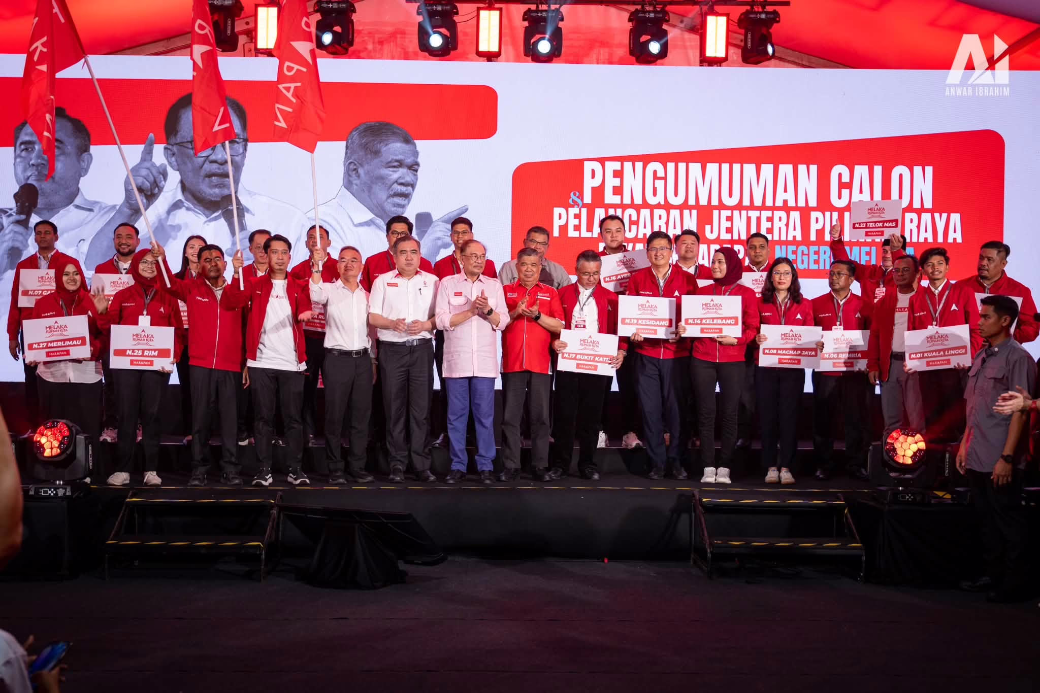PH umum 21 calon PRN Melaka, kerjasama dengan Bersatu jadi kenyataan melalui baki tujuh kerusi?